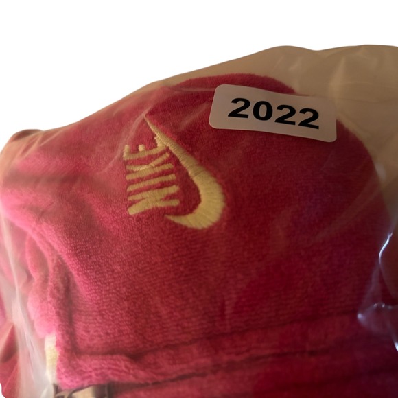 VTG Nike Toddler Girls Pink Terry Hooded Sleeveless Romper Shorts sz 6 Gray tag - Picture 8 of 8